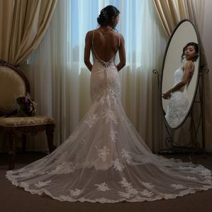 Low back Wedding gown